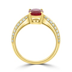 Exquisite Ruby and Diamond Ring