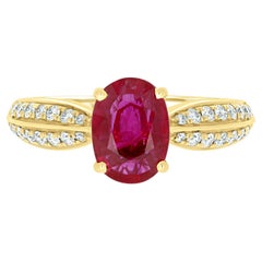 Exquisite Ruby and Diamond Ring