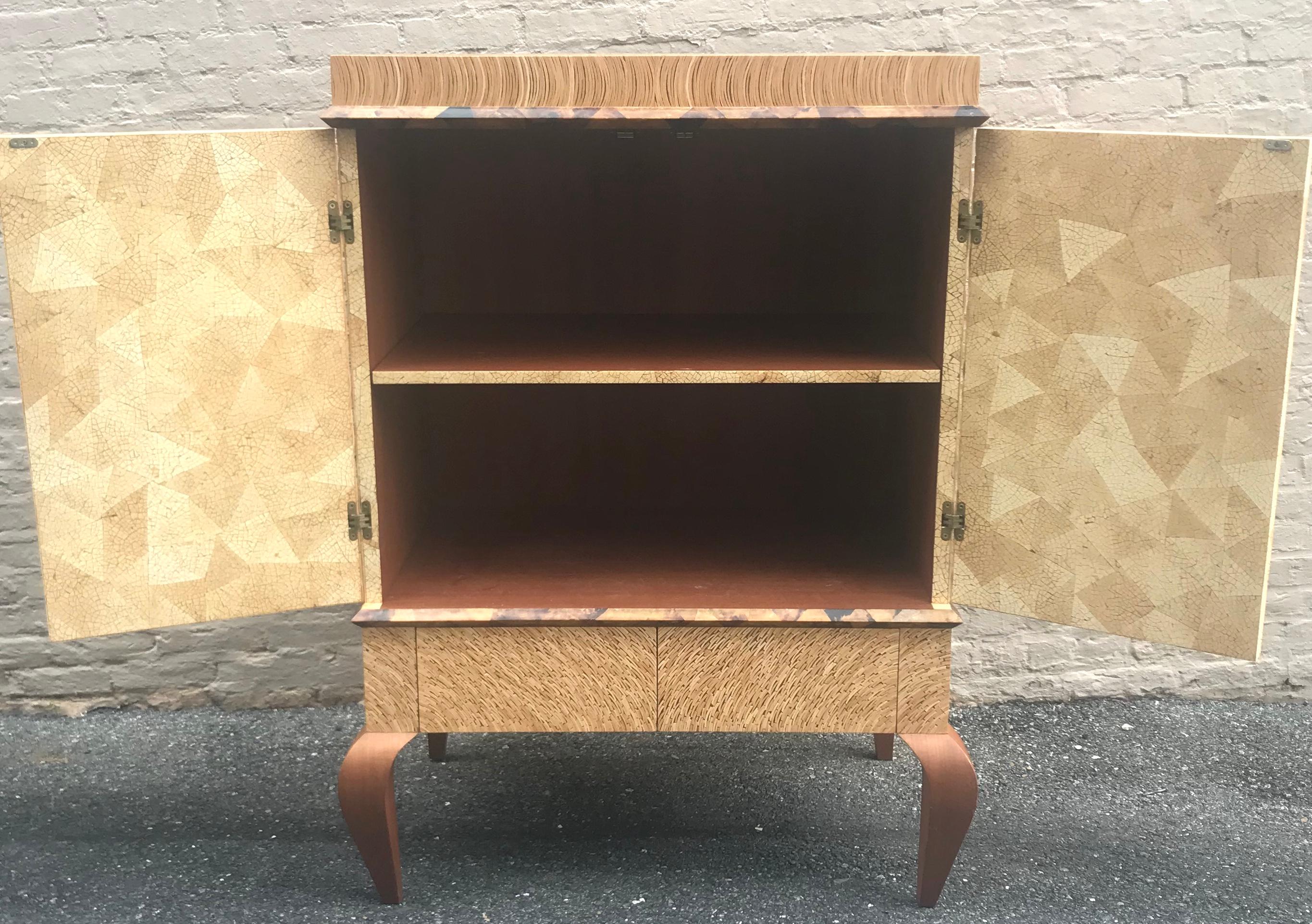 Exquisite Organic Modern Cabinet, circa 1990 For Sale 1