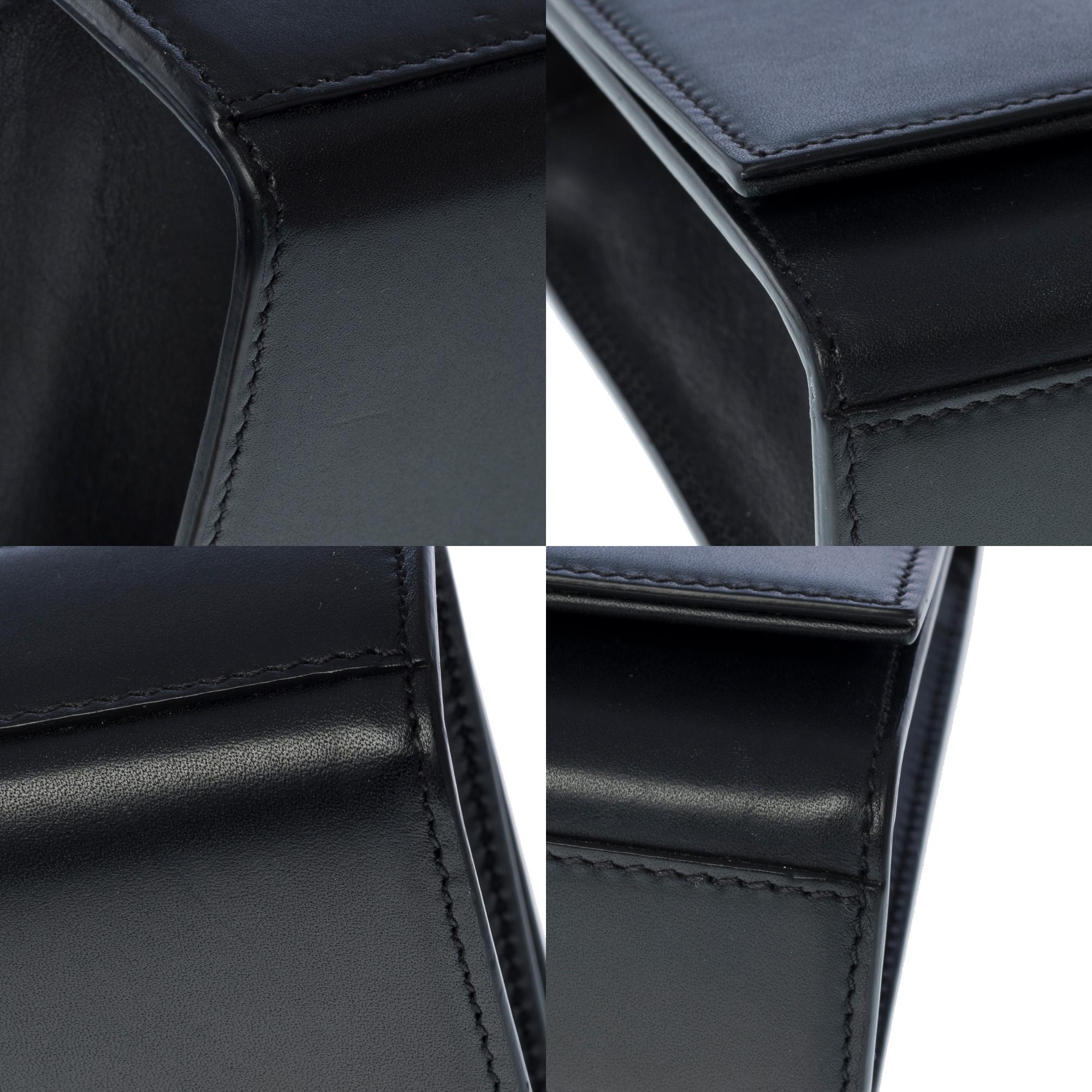 Exquisite Saint Laurent Kate shoulder bag in black leather, GHW 5