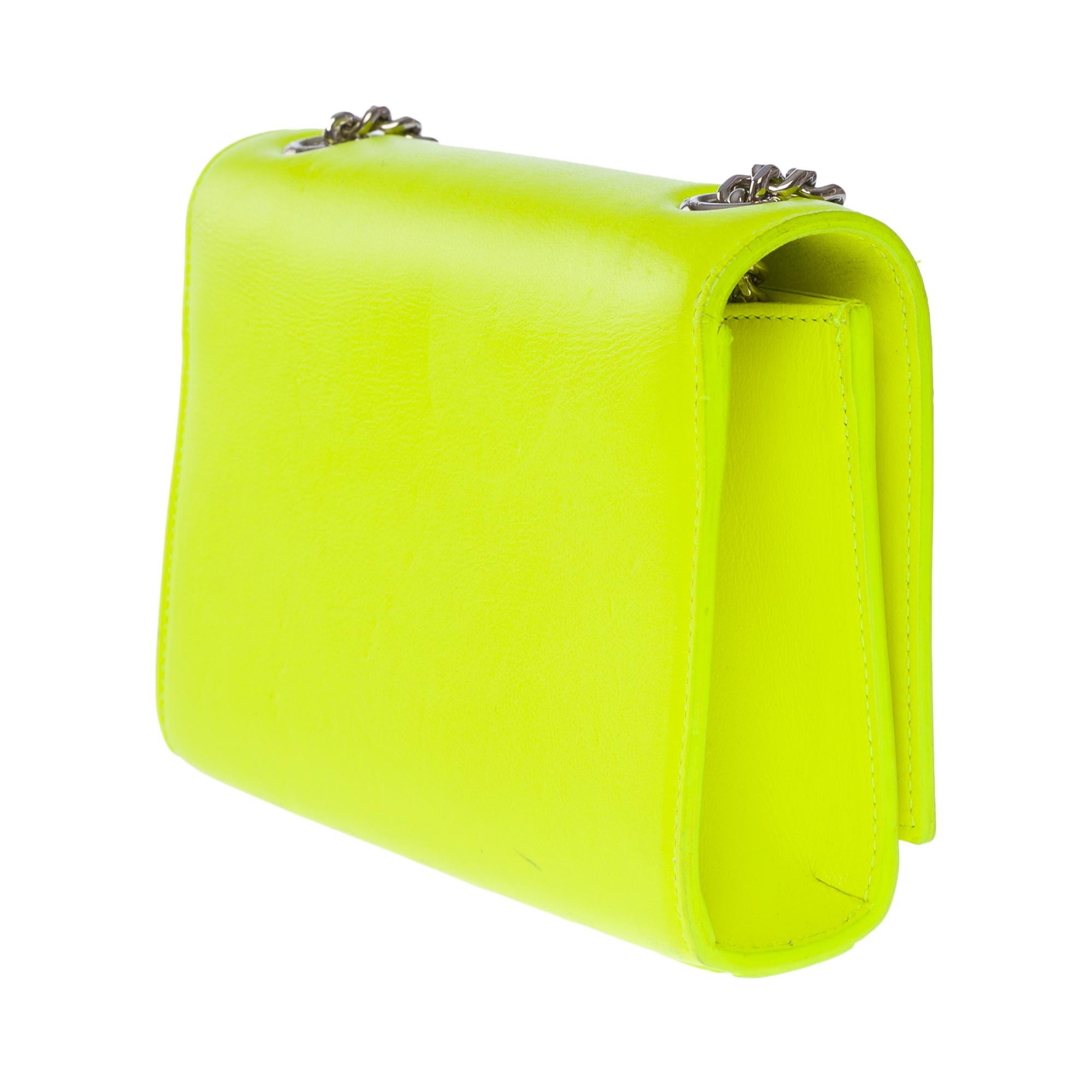 ysl neon yellow bag