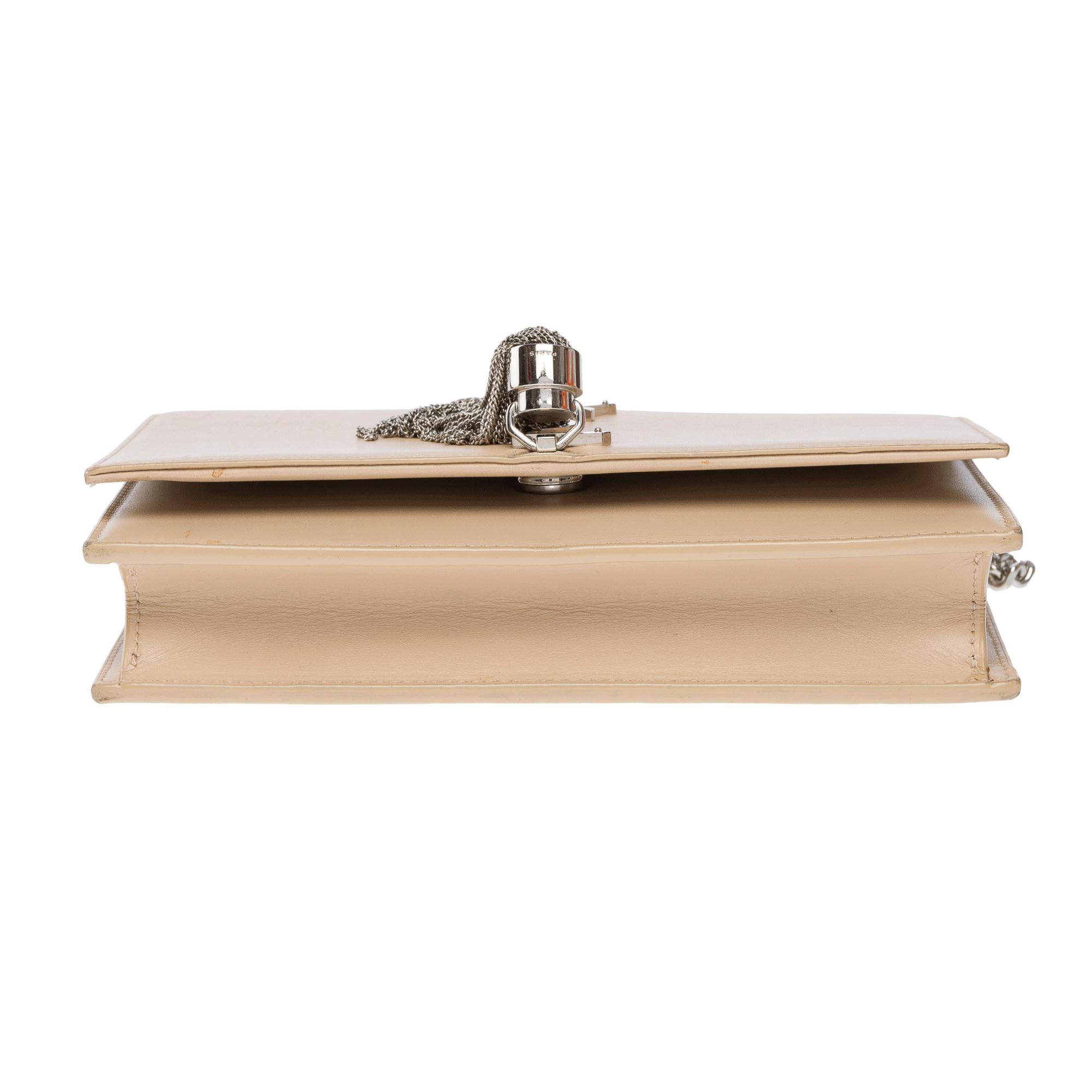 Exquisite Saint Laurent Kate Tassel shoulder bag in beige leather, PHW For Sale 5