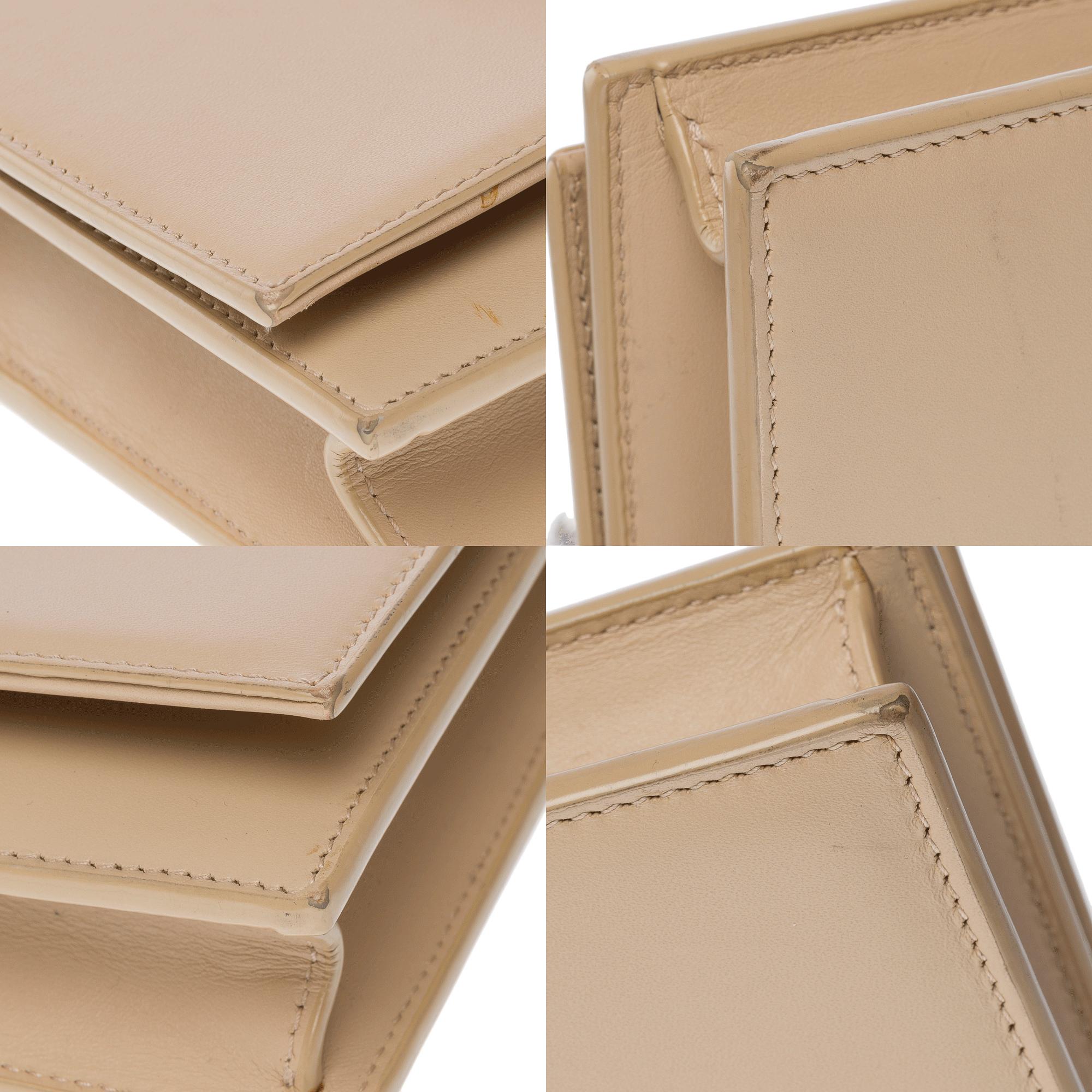 Exquisite Saint Laurent Kate Tassel shoulder bag in beige leather, PHW For Sale 6