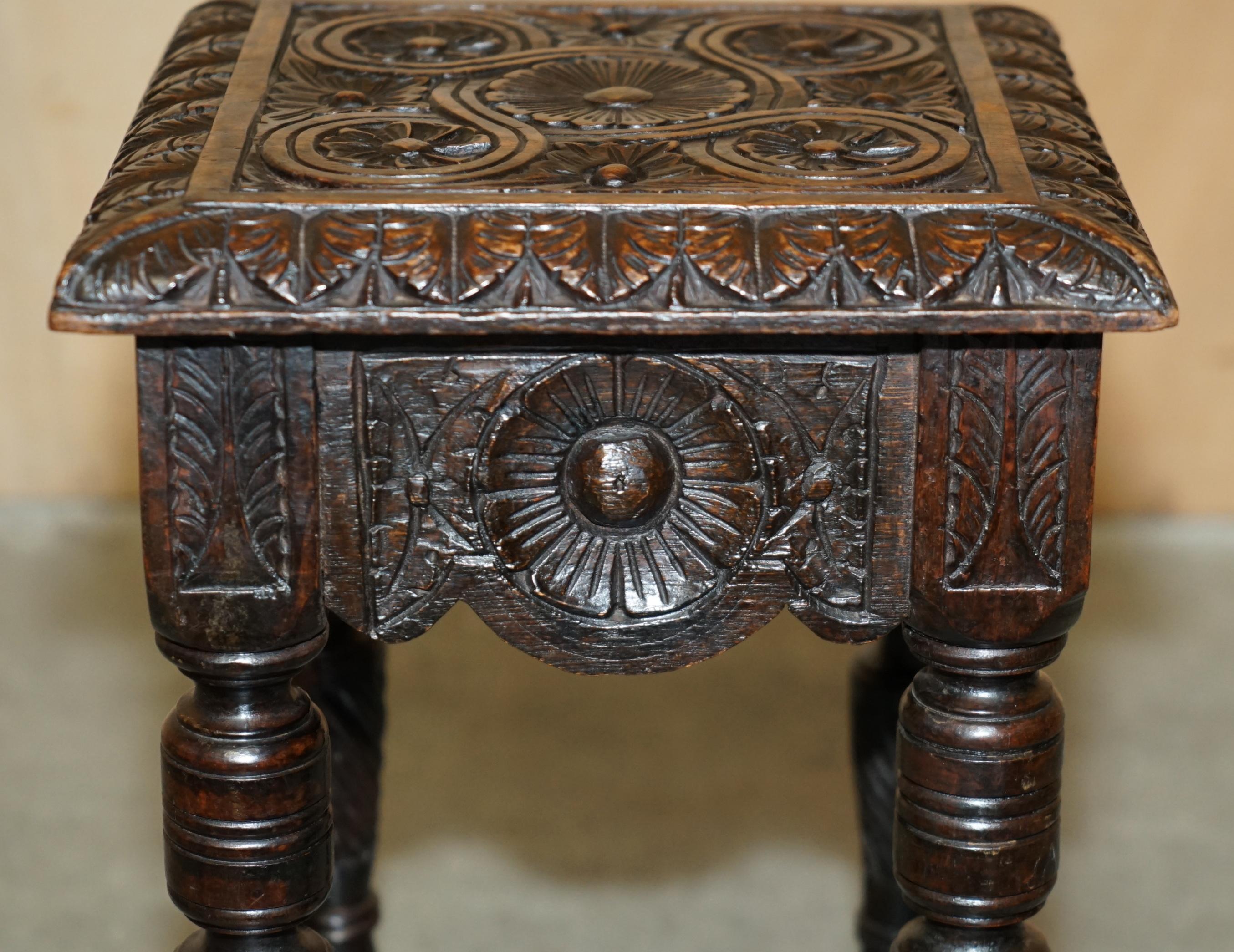 EXQUISITE SiDE TABLE MADE FROM THE TIMBER OF HMS FOUDROYANT NELSONS FLAGSHIP For Sale 1