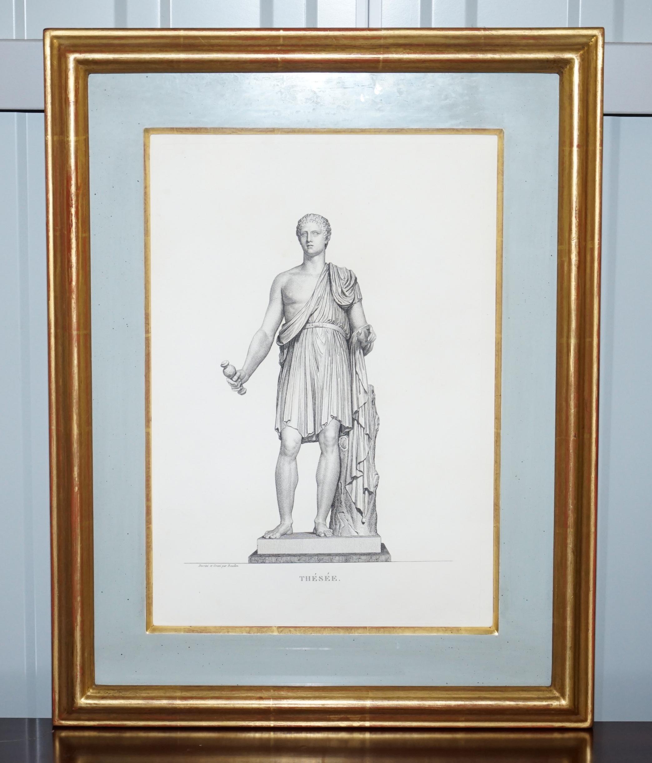 We are delighted to offer for sale this very rare and highly collectable suite of four original 1800 dated copper plate prints by the genius that was Bouillon

These are sublime quality and look important and expensive in any setting, each piece