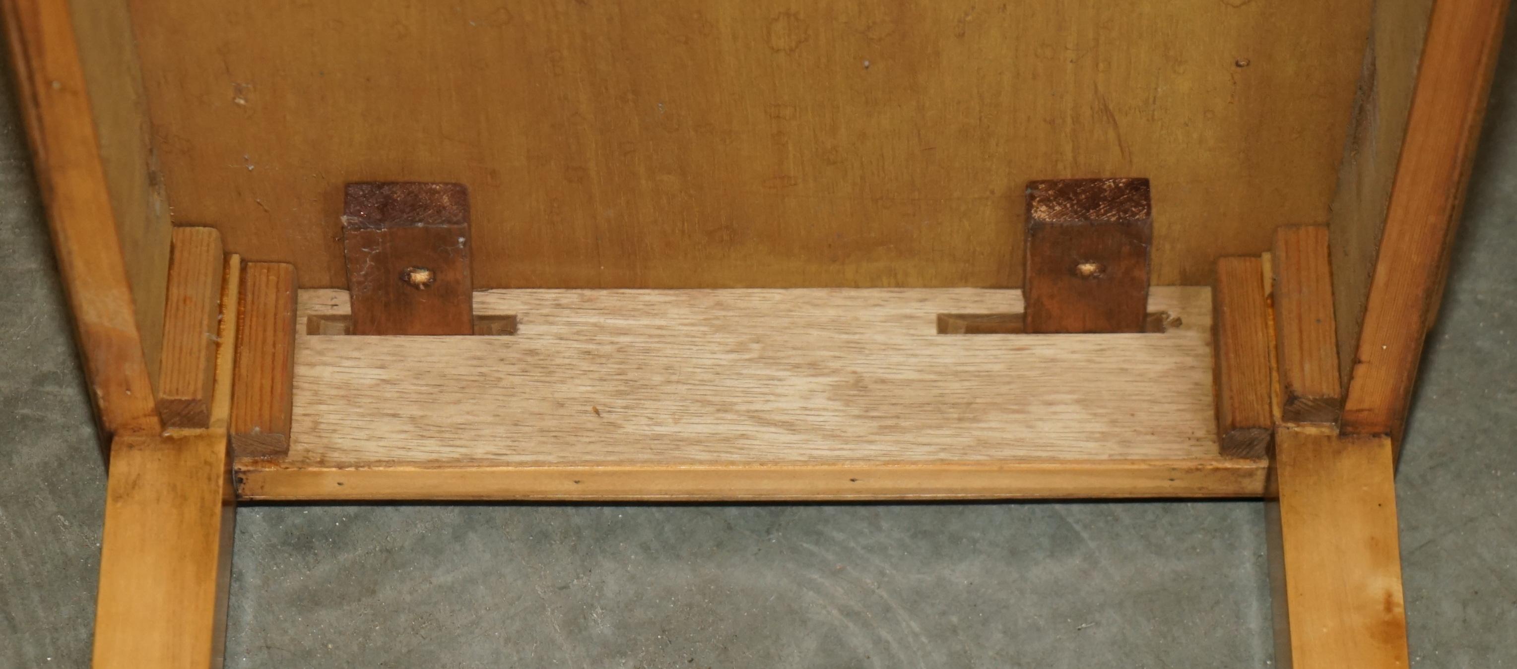 OTTIMO TAVOLO A CONSOLE IN LEGNO OYSTER LABURNUM SUPER DECORATIVO CIRCA 1920 in vendita 8