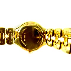 Exquisite Tiffany & Co. Tesoro 18K Yellow Gold Heavy Link Bracelet Watch