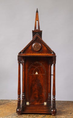 Exquisite Tunbridgeware Chapel Form Box/Chest