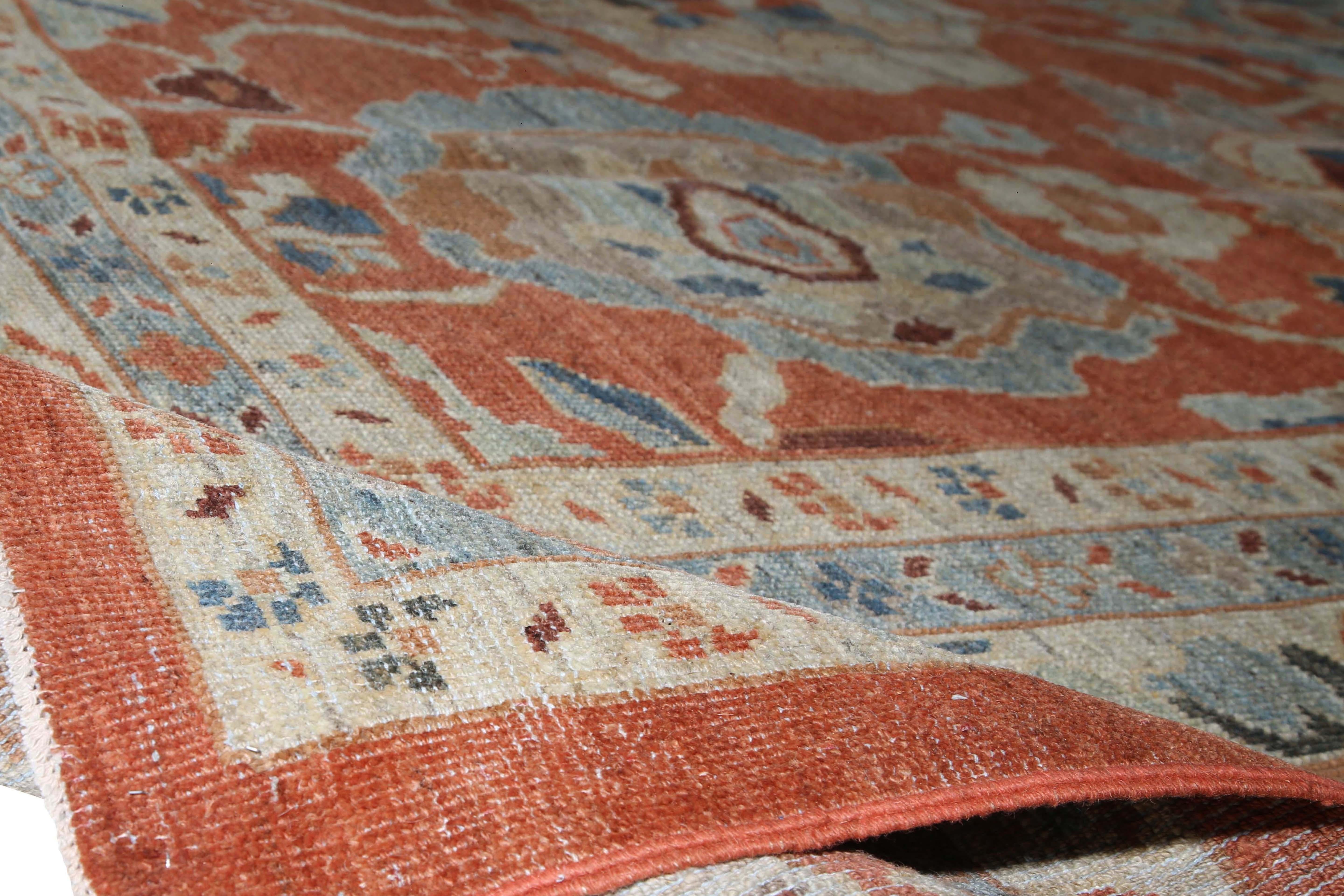 Exquisite Turkish Sultanabad Rug For Sale 4