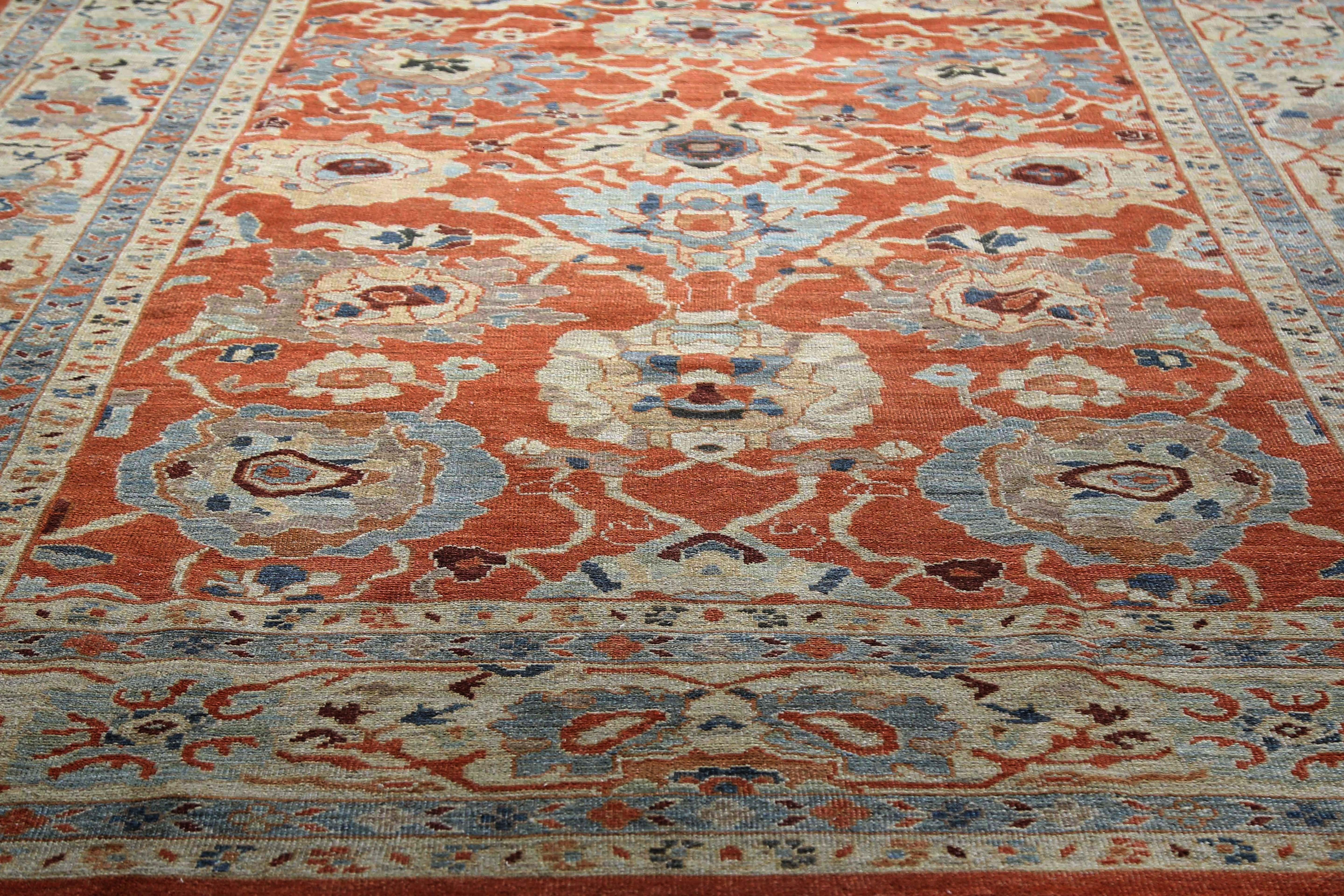 Wool Exquisite Turkish Sultanabad Rug For Sale