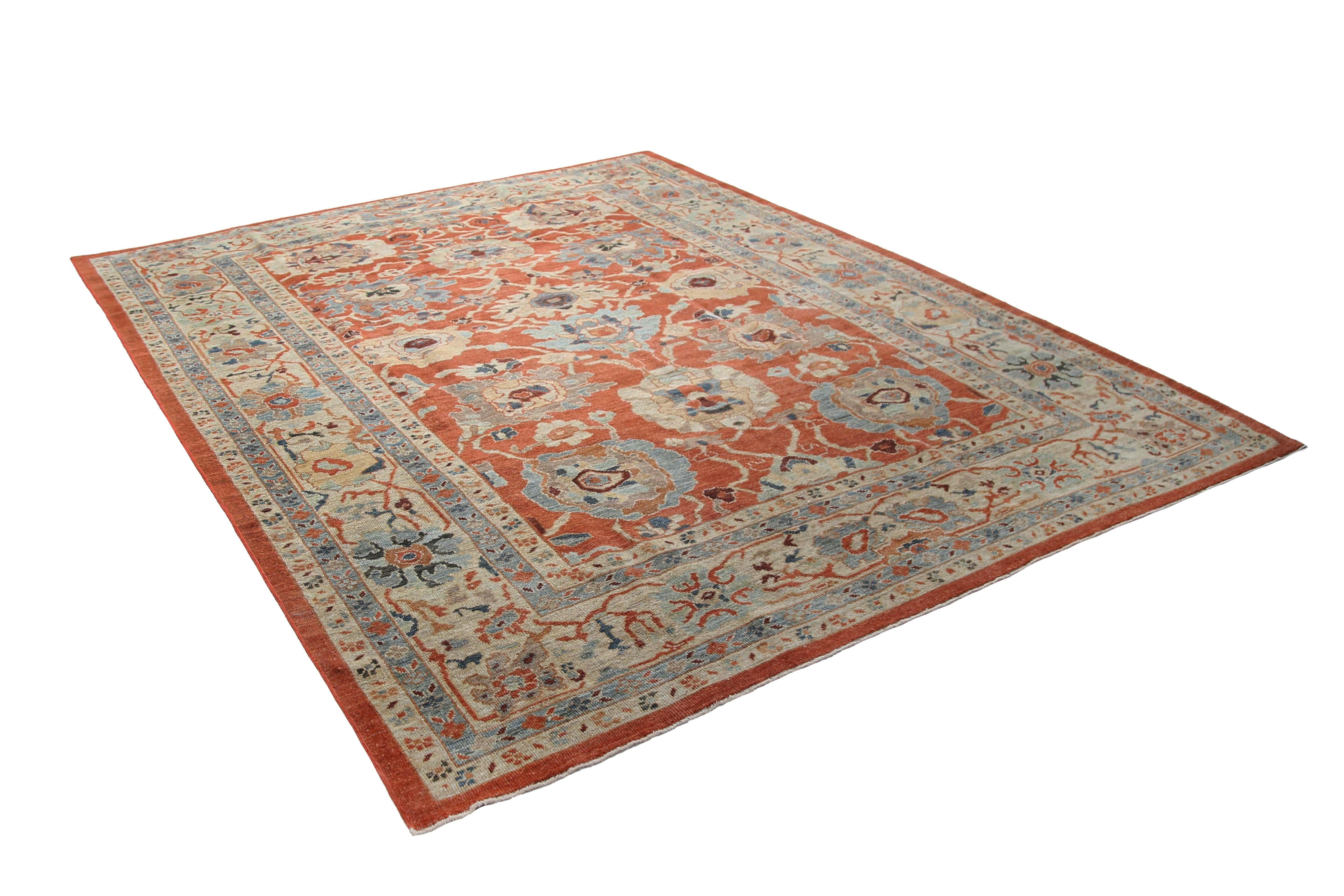 Wool Exquisite Turkish Sultanabad Rug For Sale