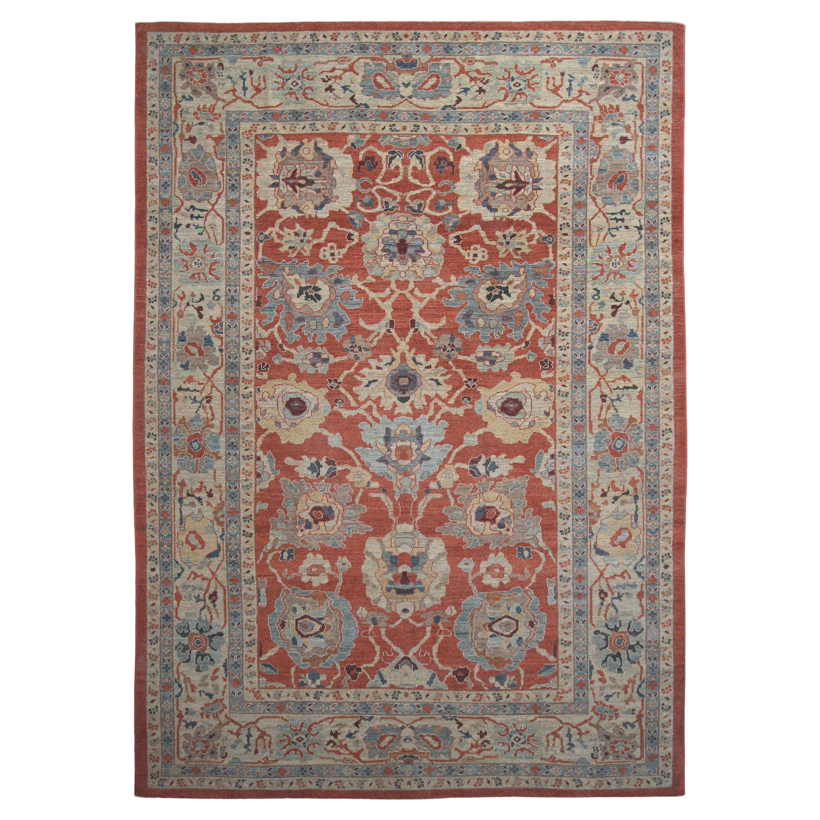 Exquisite Turkish Sultanabad Rug For Sale