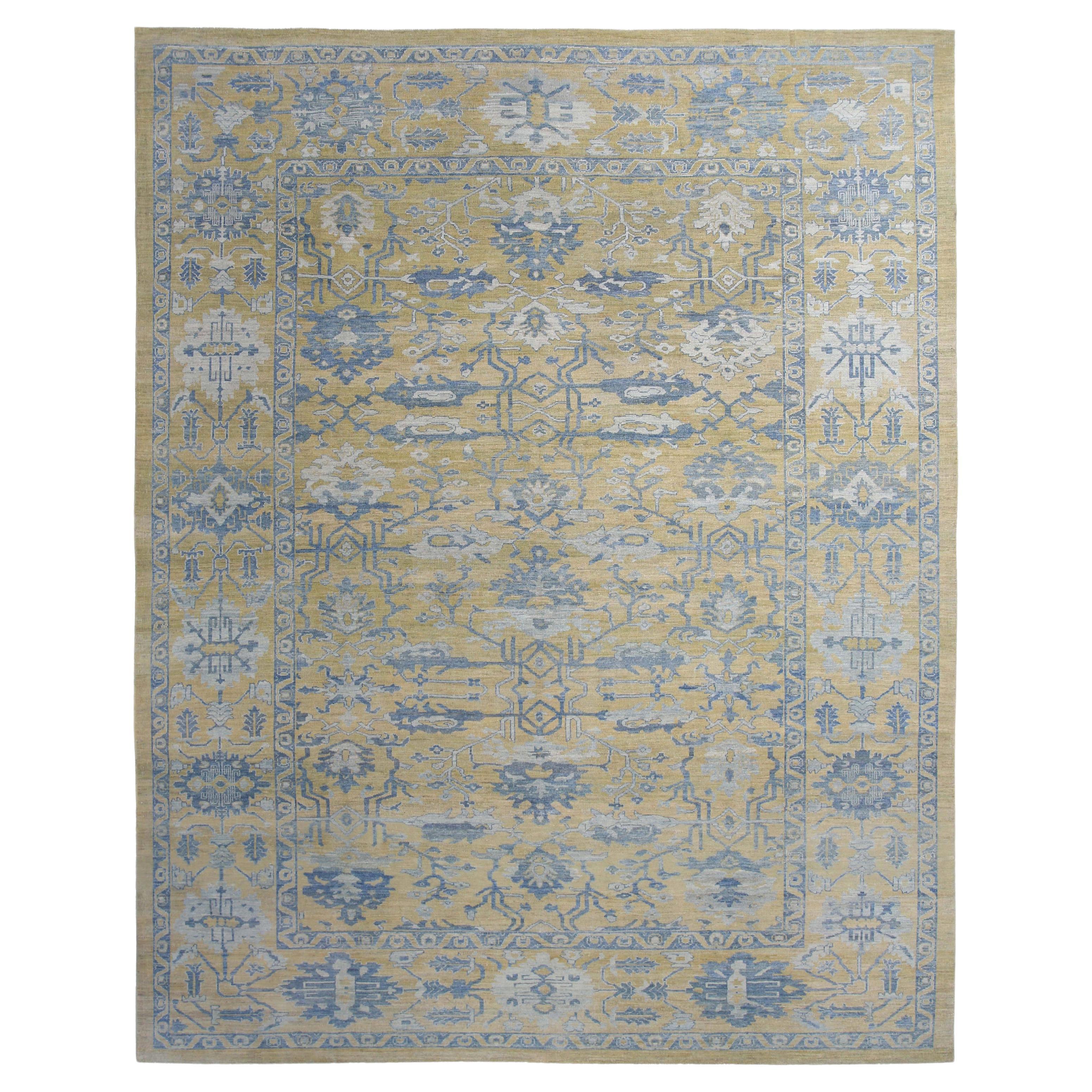 Exquisite Turkish Sultanabad Rug For Sale