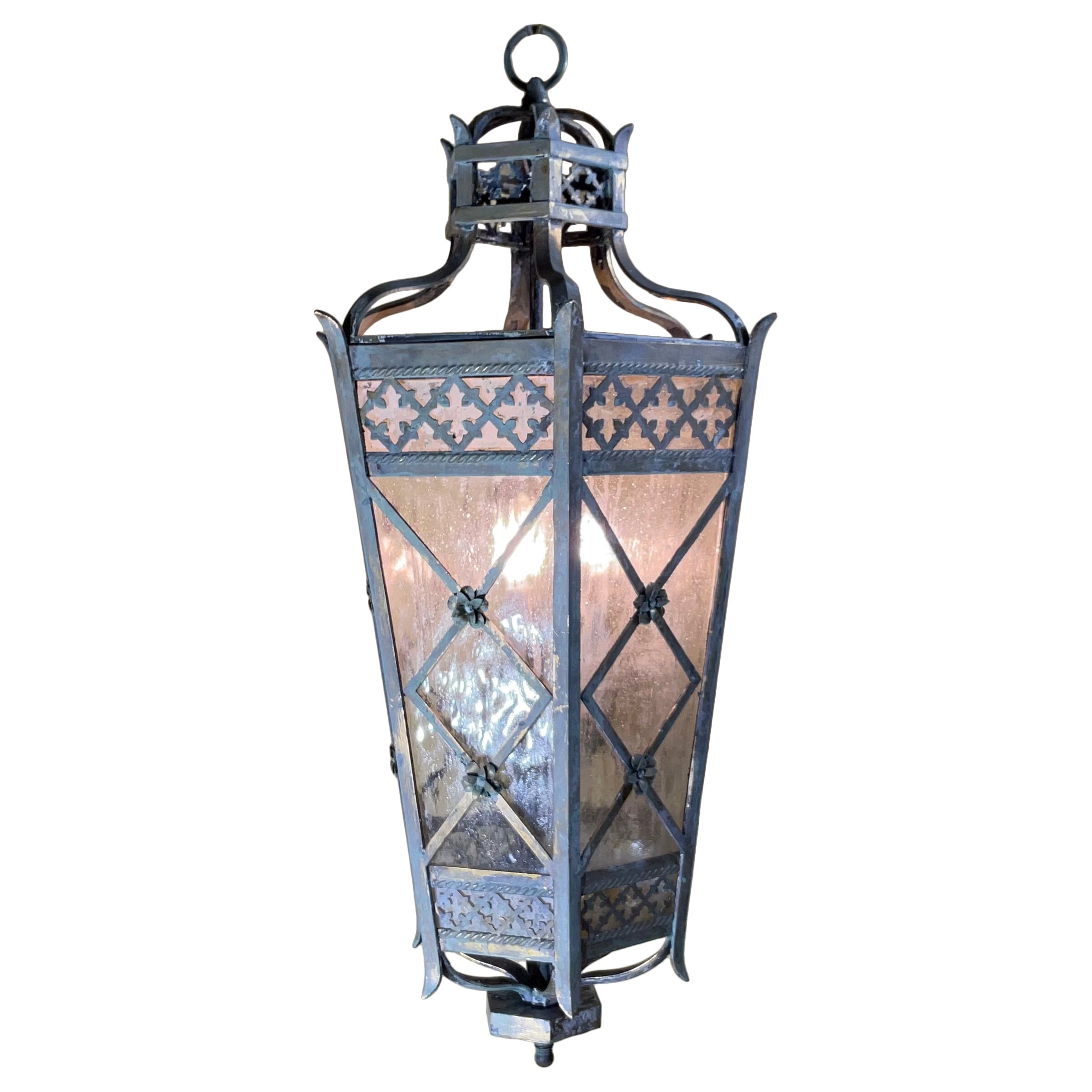 Magnifique laiton de style toscan  Lanterne suspendue - Un objet d'art Timeless-art