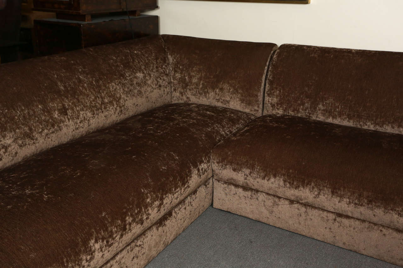 Late 20th Century Exquisite Two-Piece Sectional Sofa by Steve Chase