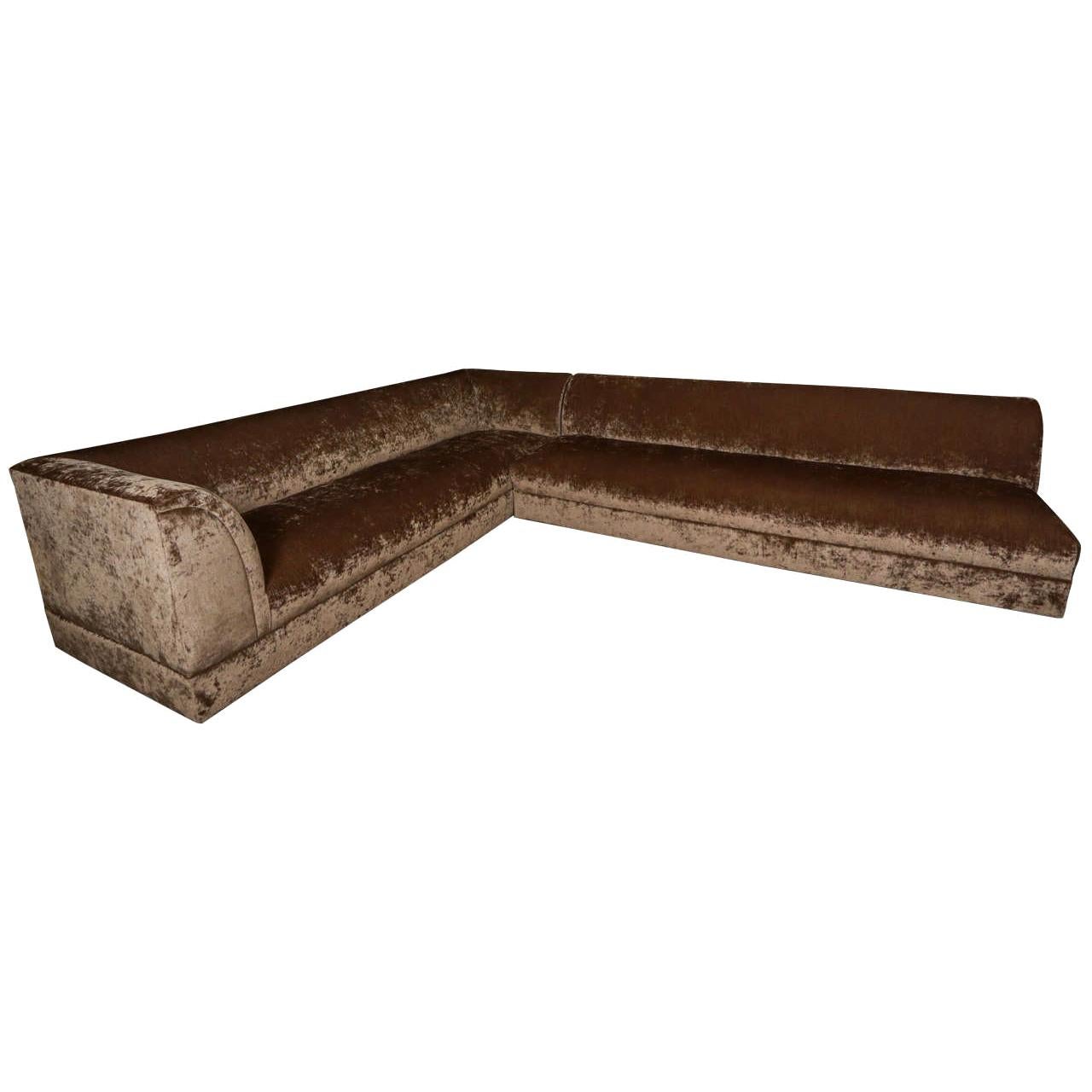 Exquisite Two-Piece Sectional Sofa by Steve Chase