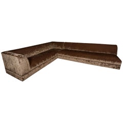 Exquisite Two-Piece Sectional Sofa by Steve Chase