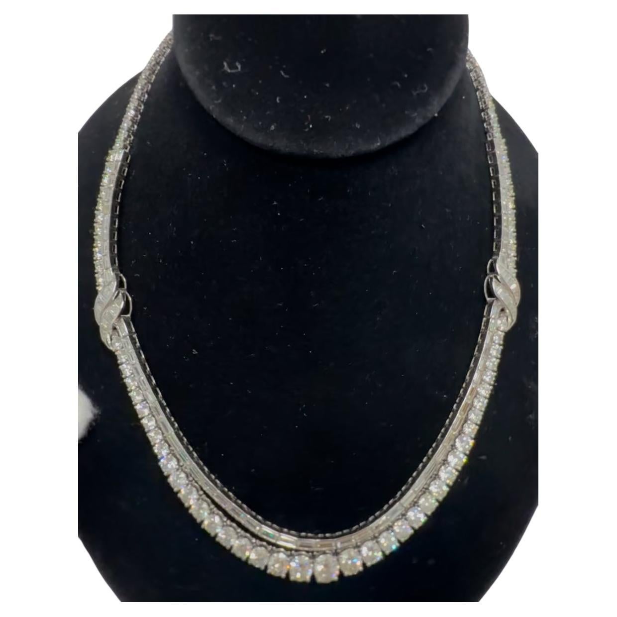 Collana di diamanti di lusso a due file
