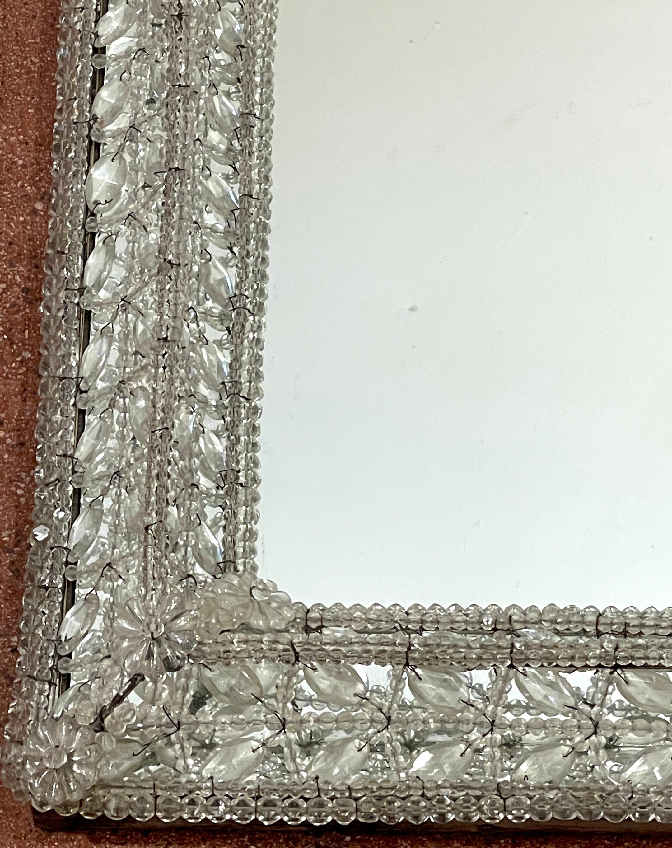 venetian beaded mirror