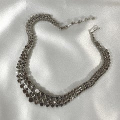 Exquisite Vintage Austria Multi Shade Rhinestone Necklace - 19"