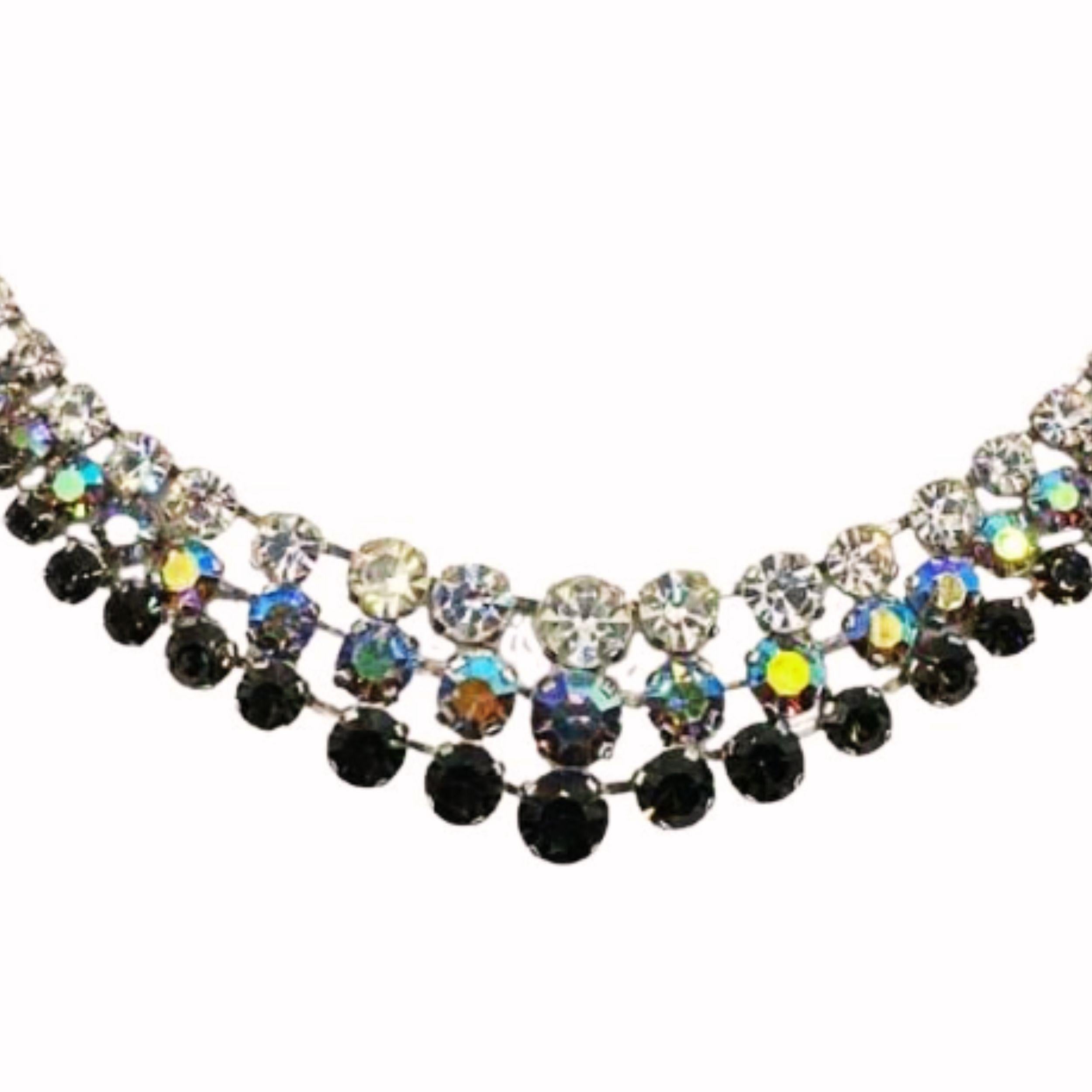Exquisito Collar Vintage Austria Matiz Múltiple - 19 en venta 1