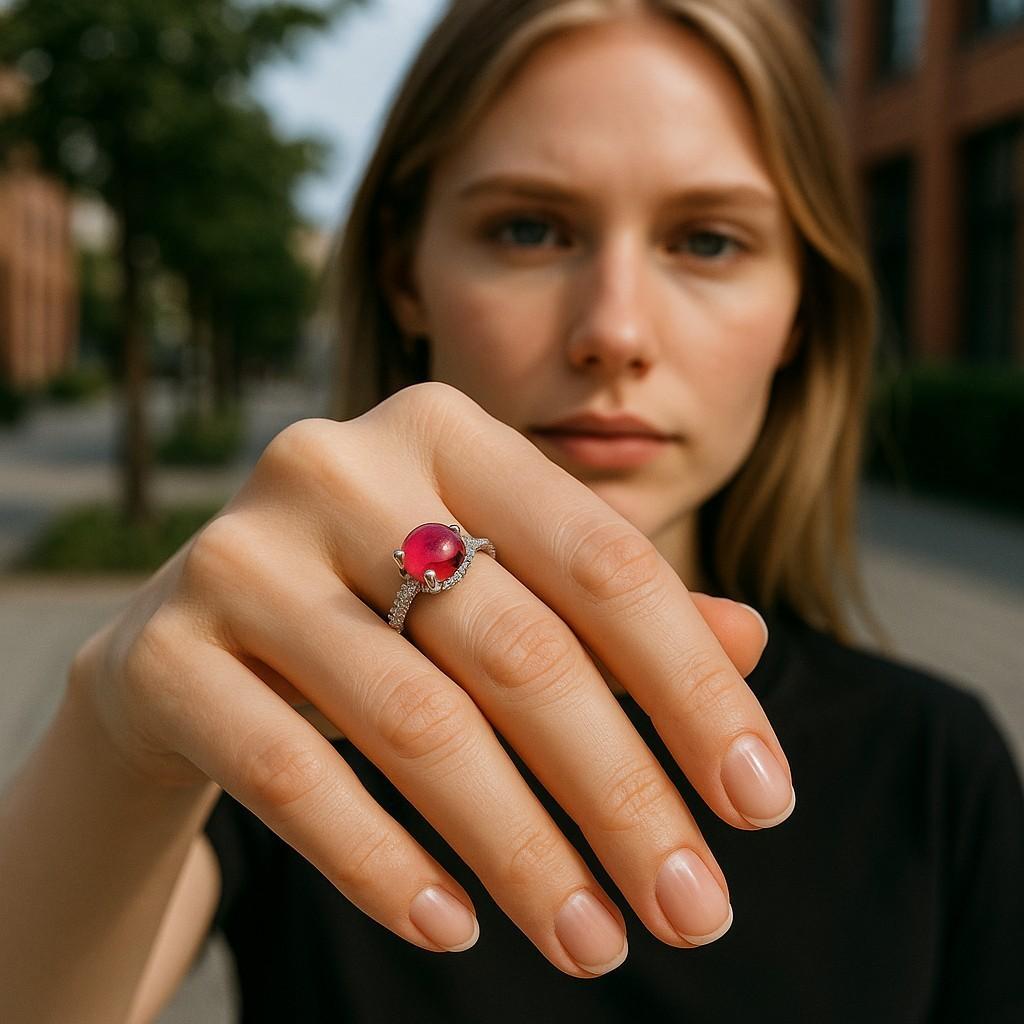 Lassen Sie sich von der zeitlosen Eleganz unseres Verlobungsrings Vintage Blue Nile mit einer sorgfältig gefertigten Platinfassung verzaubern, die Raffinesse ausstrahlt. Dieser Ring hat ein Gesamtgewicht von 0,39 Karat, wobei mikrogeschliffene