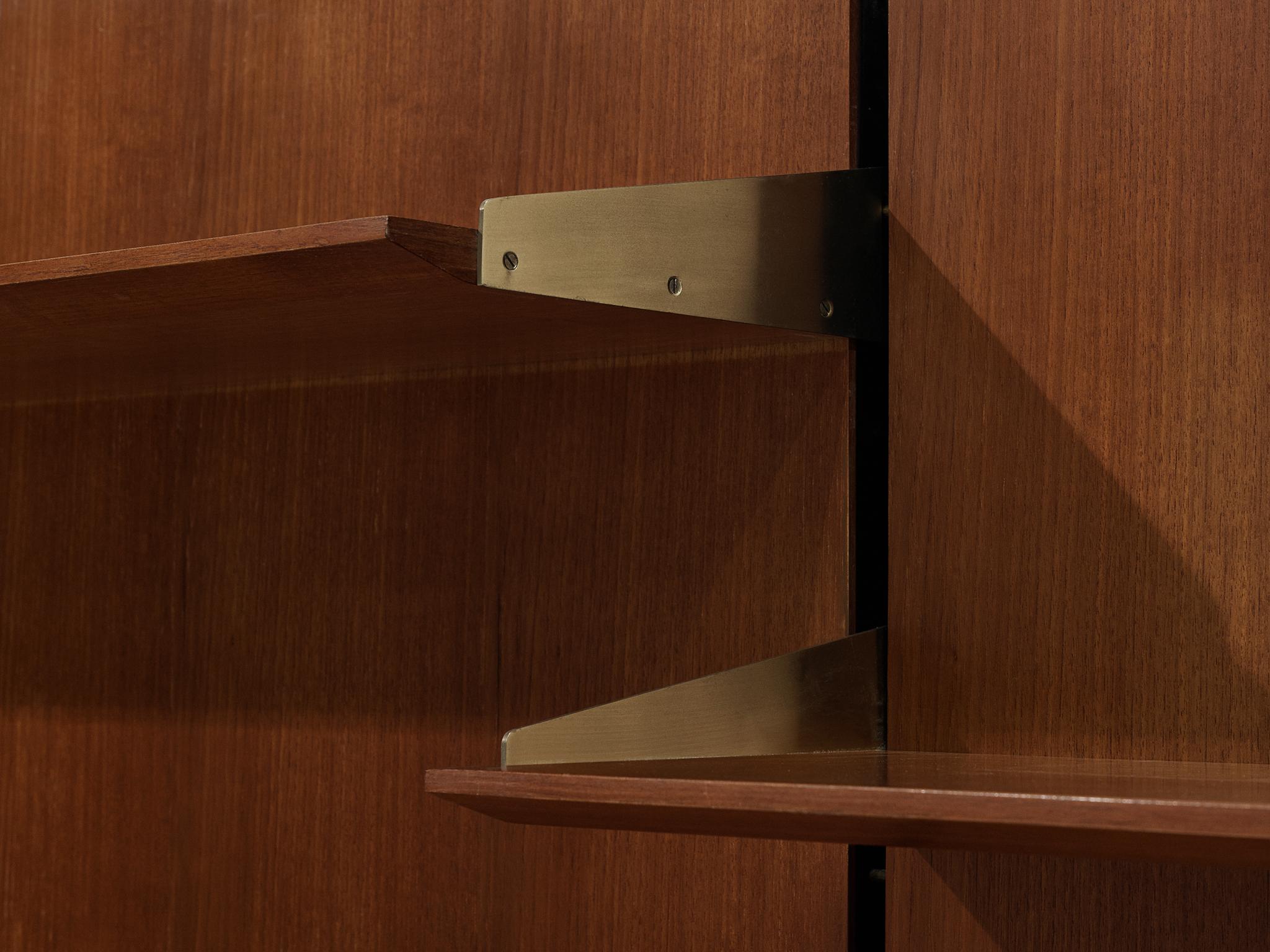 Mid-20th Century Exquisite Wall Unit by Cantú in Teak