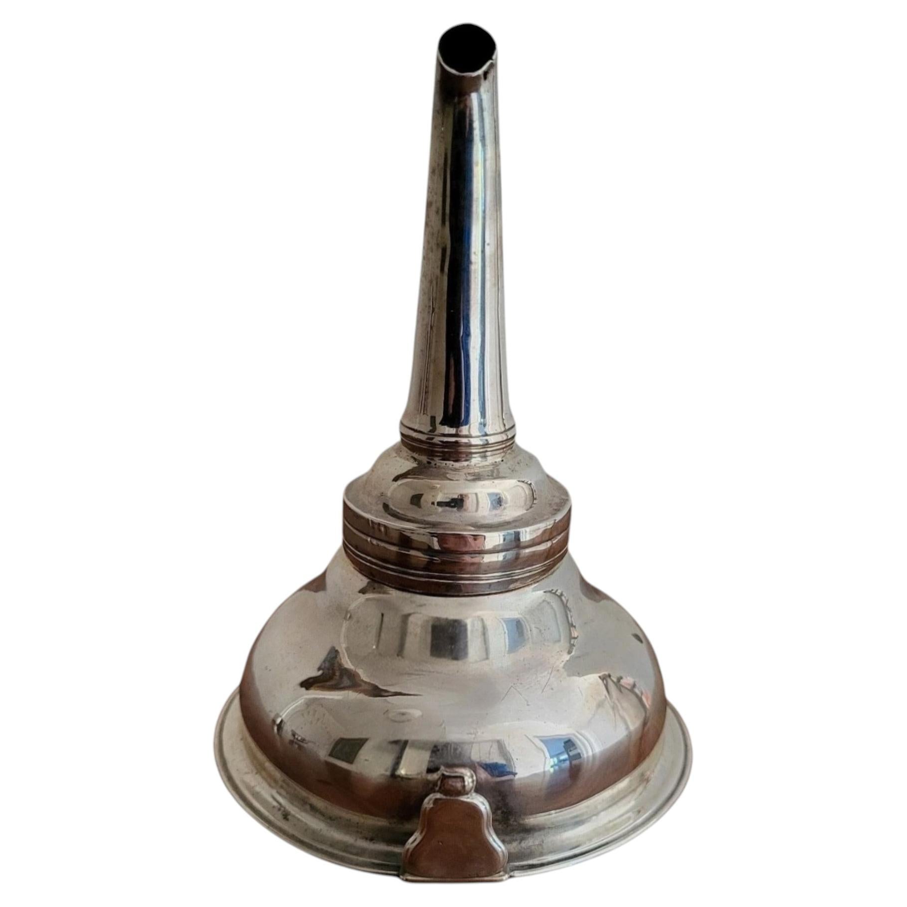 Exquisite Wine Funnel Antique Victorian Sterling Silver Hallmark Victorian