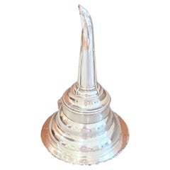 Exquisite Wine Funnel Antique Victorian Sterling Plated Hallmark Victorian
