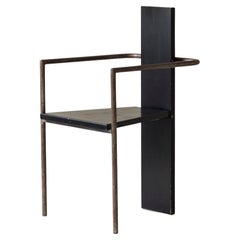 Exquisiter Sessel "Concrete" aus Holz von Jonas Bohlin für Källemo, Schweden 1981.
