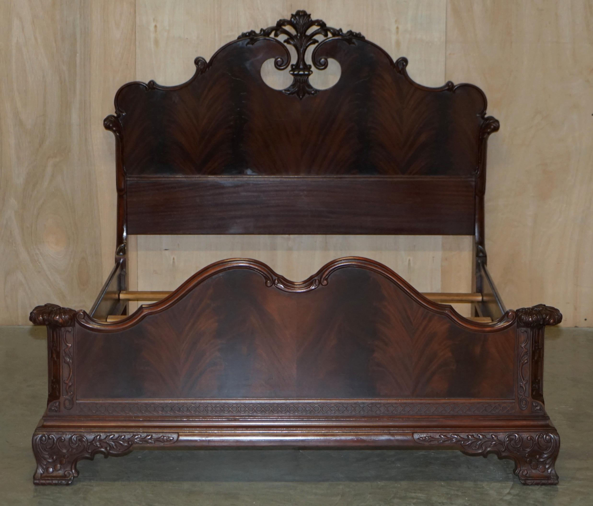 Royal House Antiques

Royal House Antiques is delighted to offer for sale this absolutely sublime quality, hand carved Honduras Mahogany double bed frame

Please note the delivery fee listed is just a guide, it covers within the M25 only for the UK