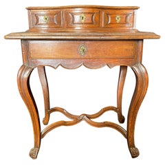 Antique Exquisitely Carved Early Italian Petite Writing Desk or Accent Table