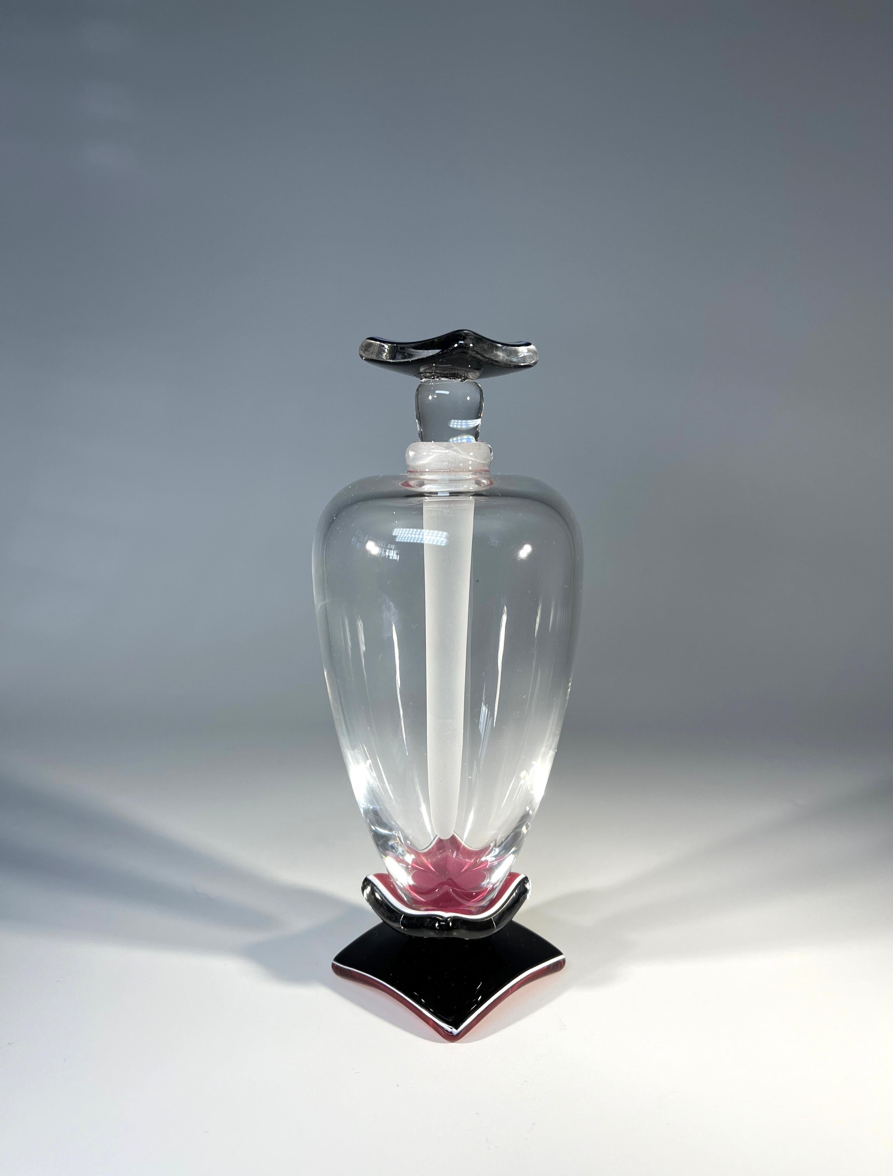 Exquisiter eleganter, handgefertigter Parfümflasche von Anthony Wassell, England im Zustand „Hervorragend“ im Angebot in Rothley, Leicestershire