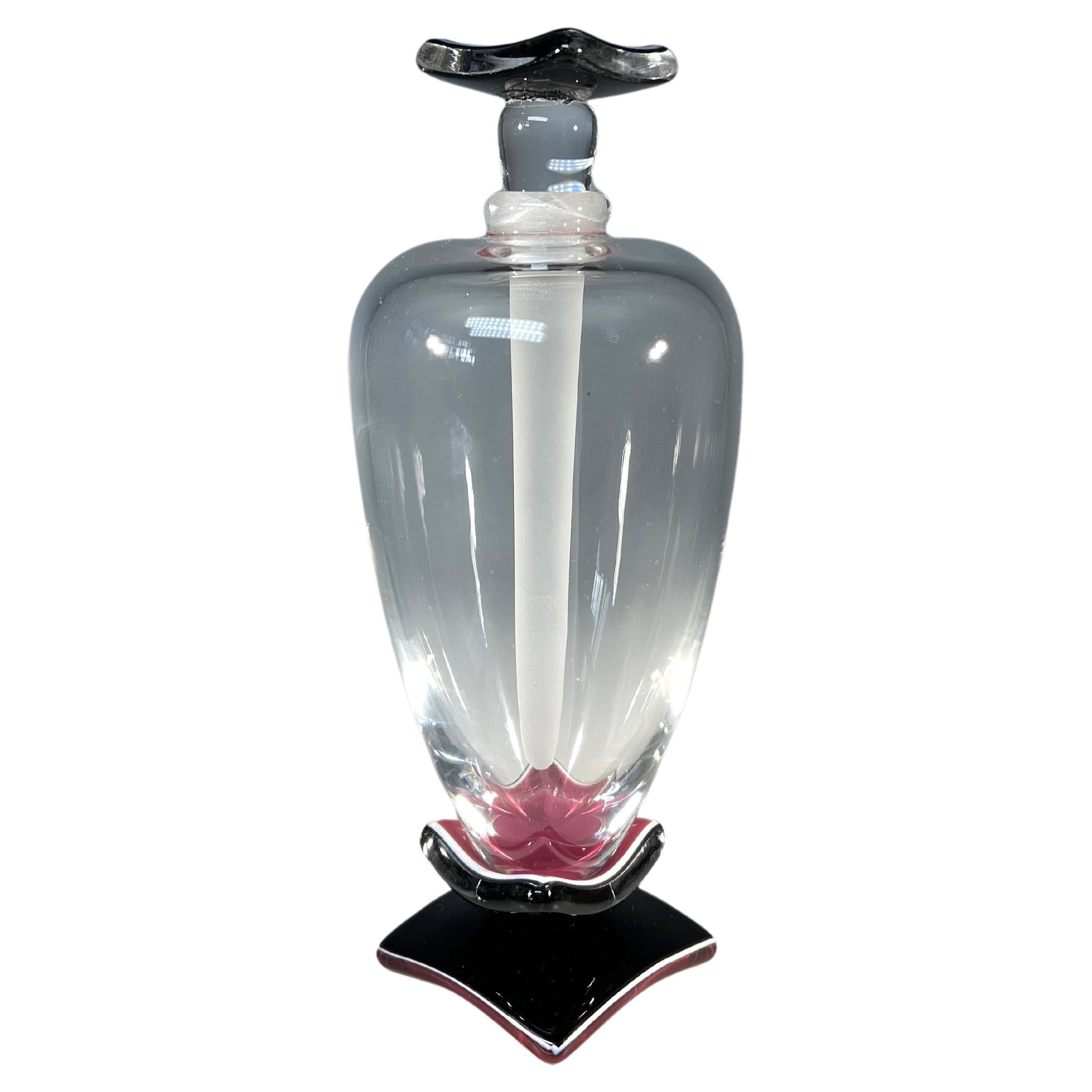 Exquisiter eleganter, handgefertigter Parfümflasche von Anthony Wassell, England im Angebot