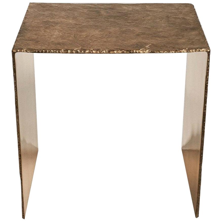 Exsitu Bronze Stool by Niclas Wolf For Sale