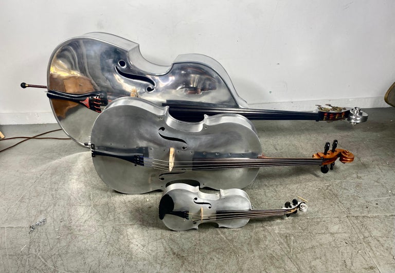 Exstremely Rare Collection Alcoa Aluminum String Instruments, Bass ...