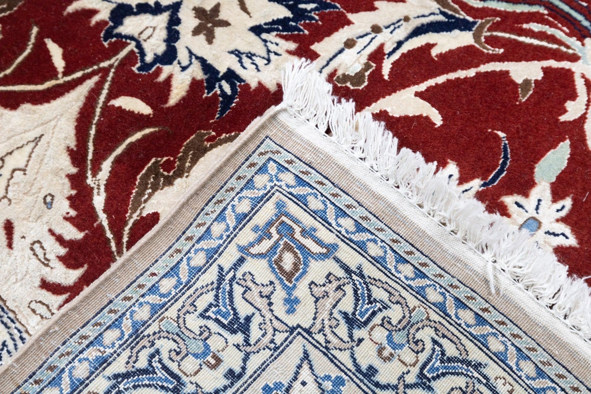 Tappeto Nain persiano d'epoca estremamente fine 6'1'' x 9'3'' in vendita 8