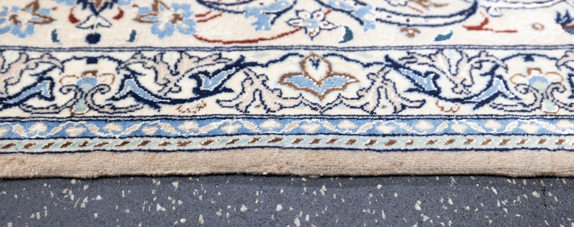 Tappeto Nain persiano d'epoca estremamente fine 6'1'' x 9'3'' in vendita 1