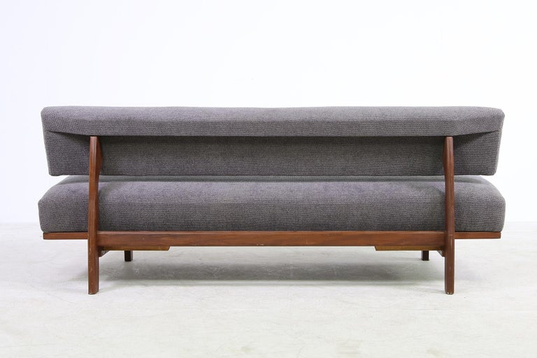 Mid-20th Century Extendable 1960s Daybed by Hans Bellmann Mod. 470 for Wilkhahn Germany Teak Sofa For Sale