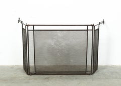 Extendable Antique Firescreen / Fireplace Screen