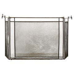 Extendable Antique Firescreen / Fireplace Screen