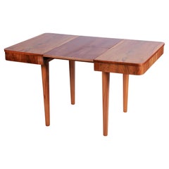 Table de salle à manger extensible Art déco, par Jindřich Halabala, UP Závody, République tchèque, années 1940