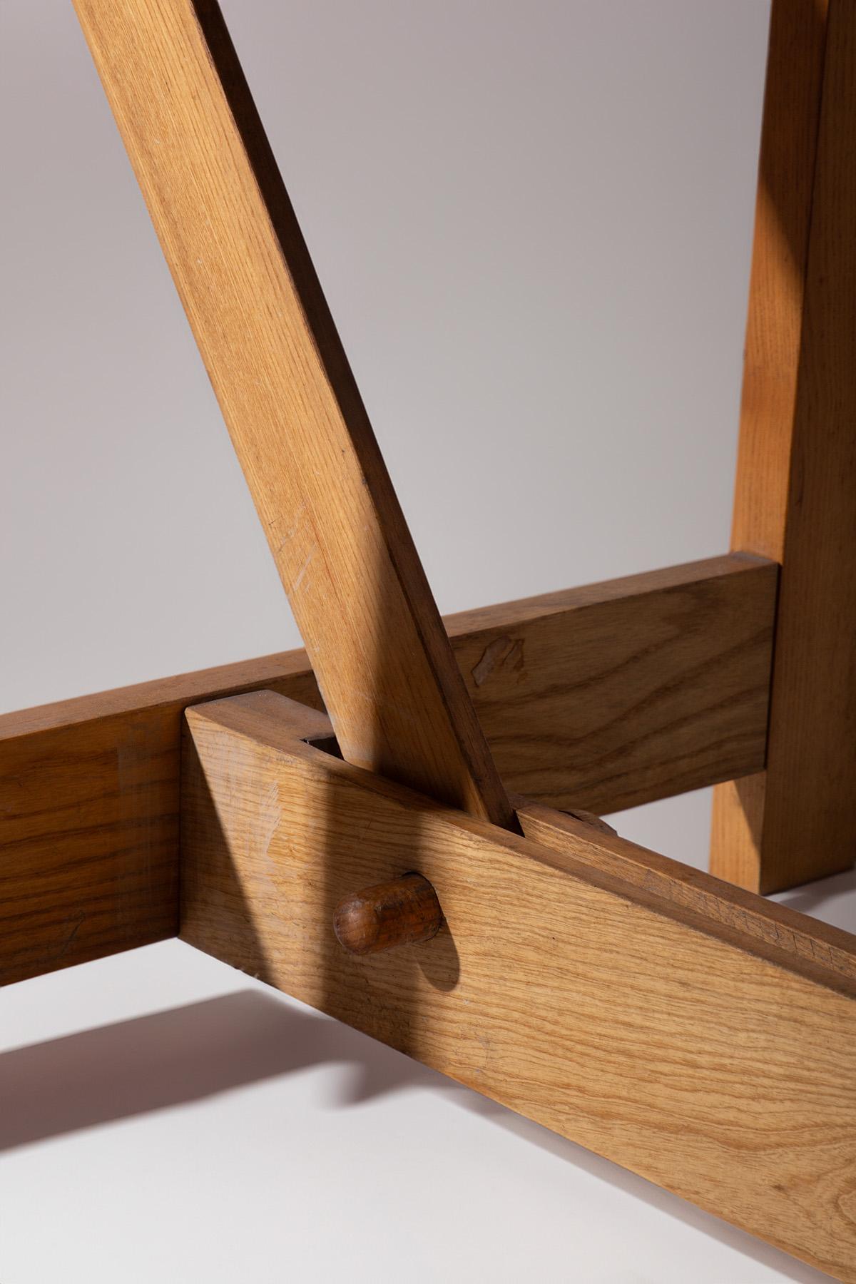 Extendable ashwood dining table for Germa by Werther Toffoloni and Piero Palange In condizioni buone in vendita a Milano, IT