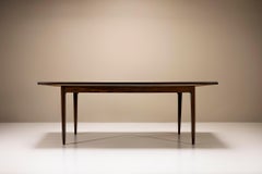 Extendable Boat-Shaped Dining Table in Palissander Wood, Denmark 1960's