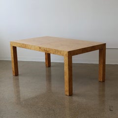 Tavolo da pranzo allungabile in legno di radica