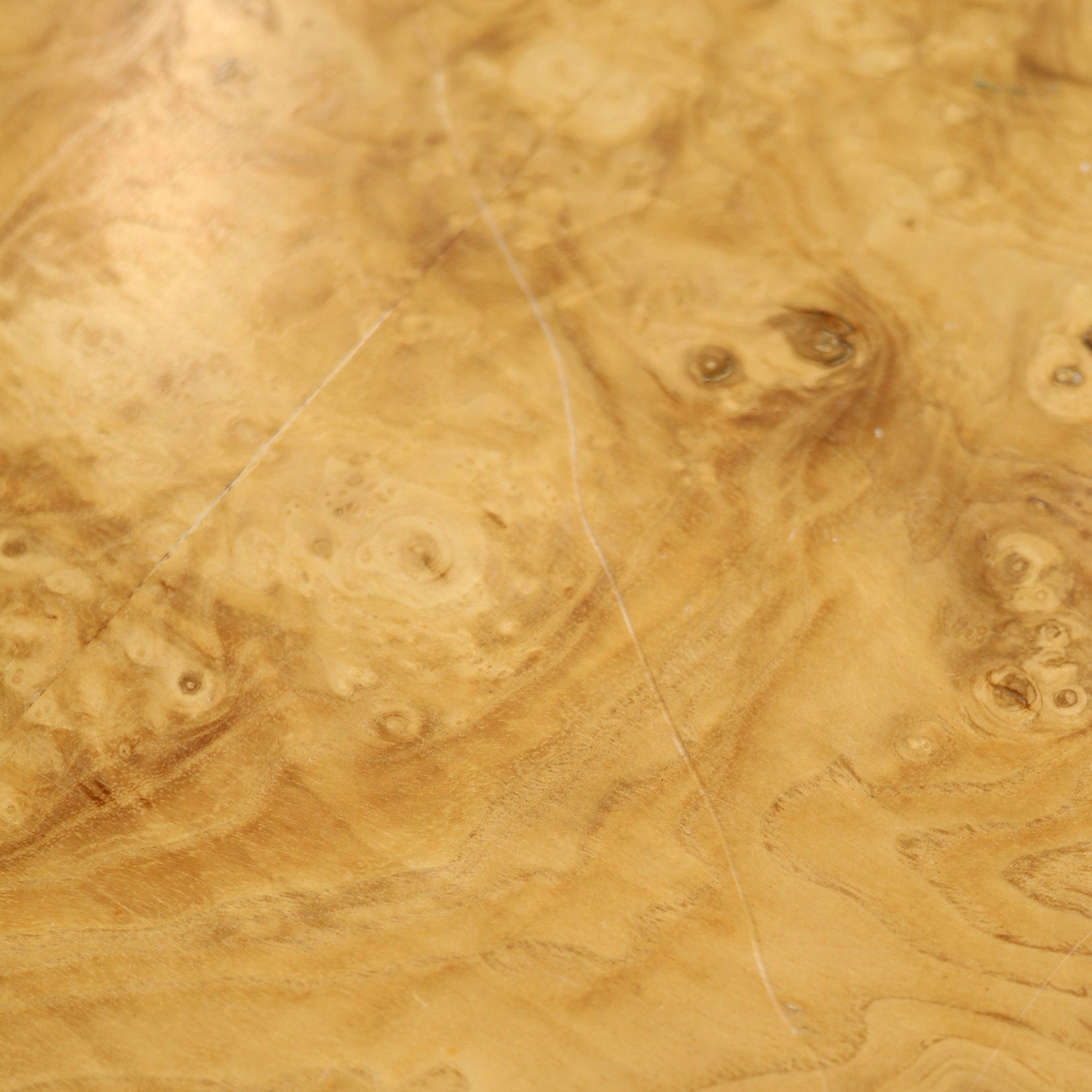 Américain Table de salle à manger extensible en bois de bure en vente