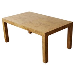 Extendable Burlwood Dining Table