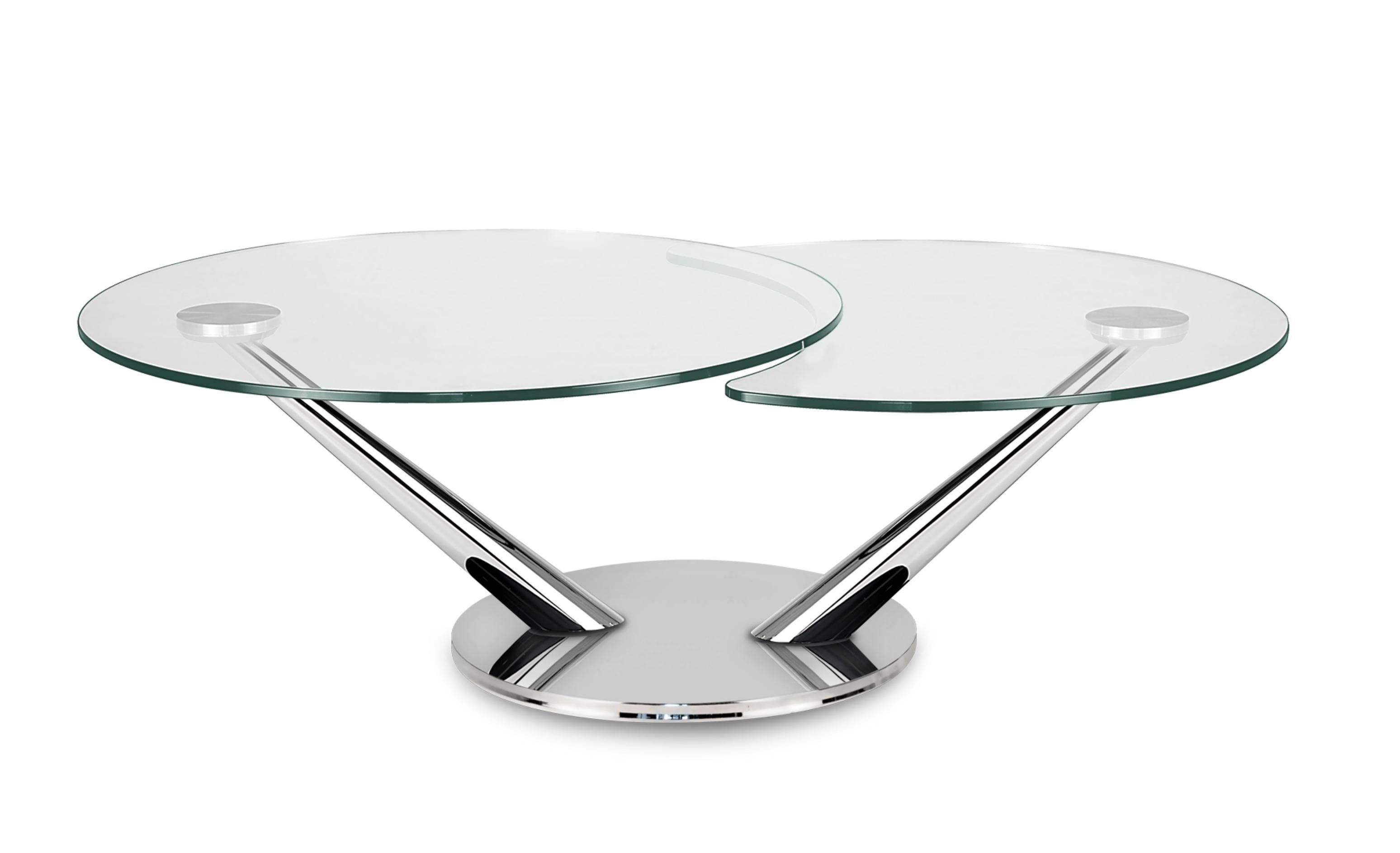 Ausziehbarer Couchtisch Naos ABRA Design A. Gamba L. Guerra (Italian) im Angebot