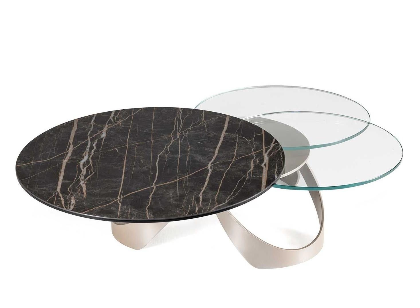 Ausziehbarer Couchtisch Naos AVIOR Design A. Casati (Zeitgenössisch) im Angebot