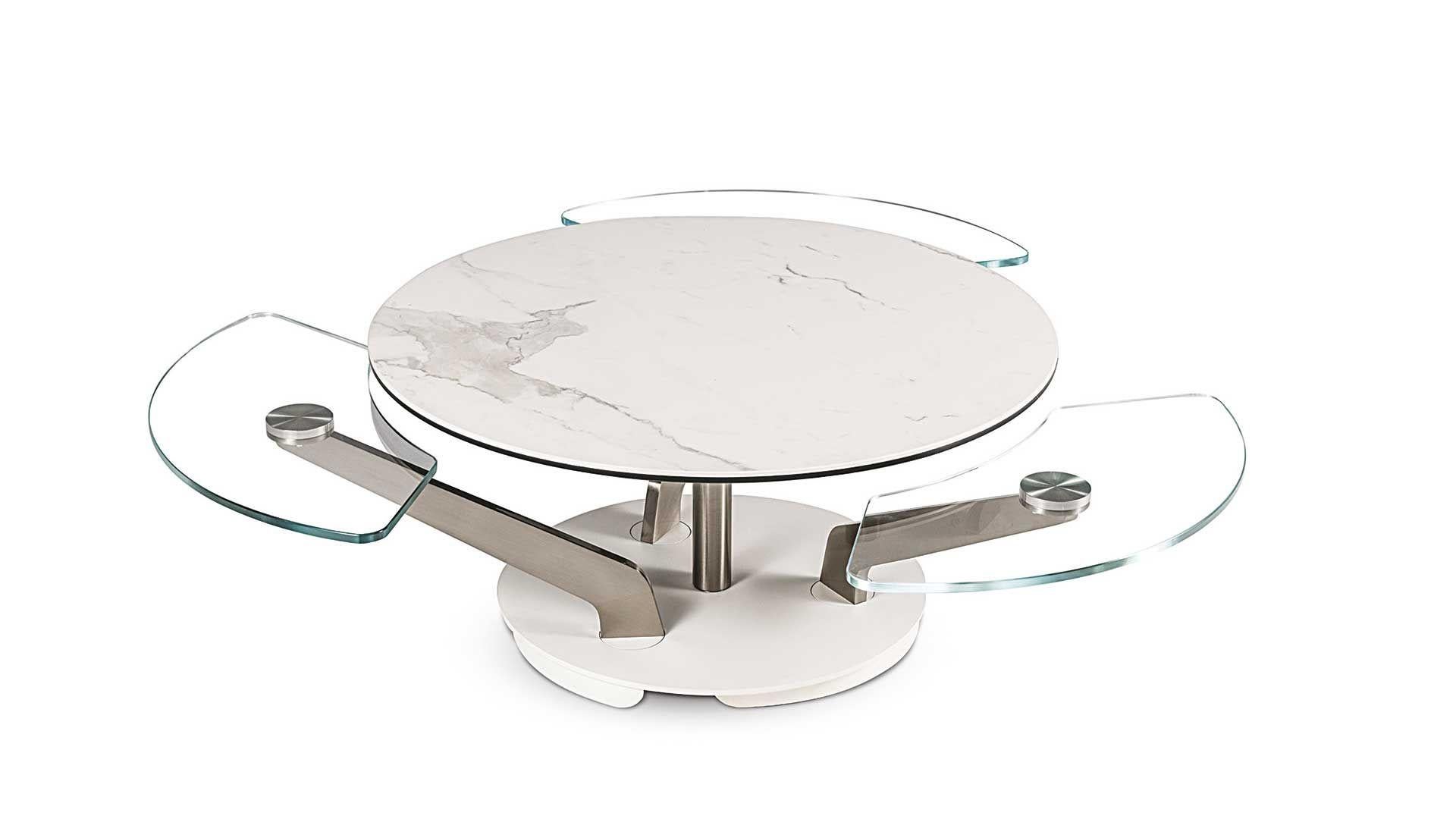 Extendable coffee table Naos BLOSSOM Design A. Casati In New Condition For Sale In Alcamo, IT